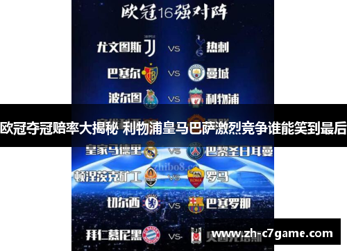 欧冠夺冠赔率大揭秘 利物浦皇马巴萨激烈竞争谁能笑到最后 欧冠夺冠赔率大揭秘 利物浦皇马巴萨激烈竞争谁能笑到最后