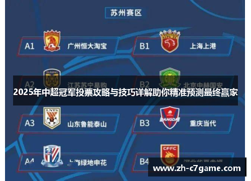 2025年中超冠军投票攻略与技巧详解助你精准预测最终赢家