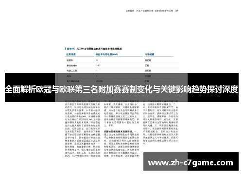 全面解析欧冠与欧联第三名附加赛赛制变化与关键影响趋势探讨深度